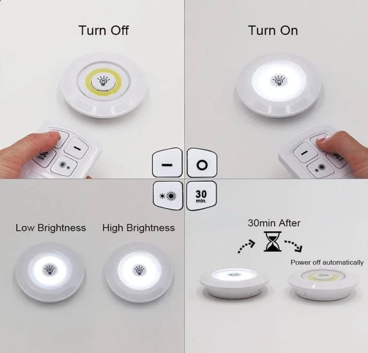 💡 ¡Set de 3 Luces LED – Prácticas, Modernas y Funcionales! 💡