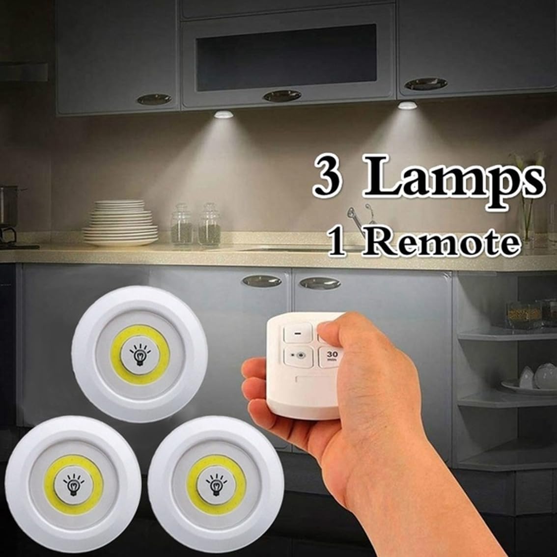 💡 ¡Set de 3 Luces LED – Prácticas, Modernas y Funcionales! 💡