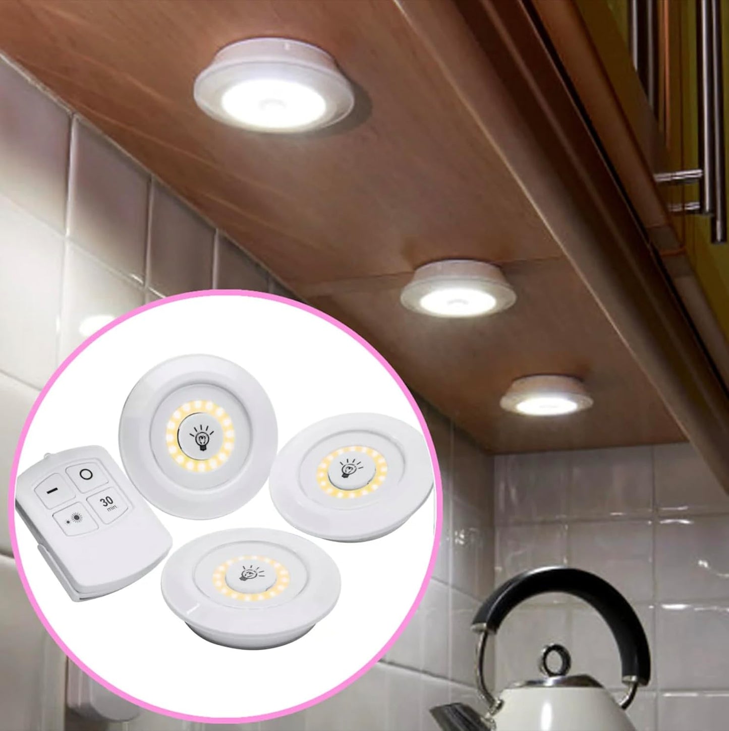 💡 ¡Set de 3 Luces LED – Prácticas, Modernas y Funcionales! 💡