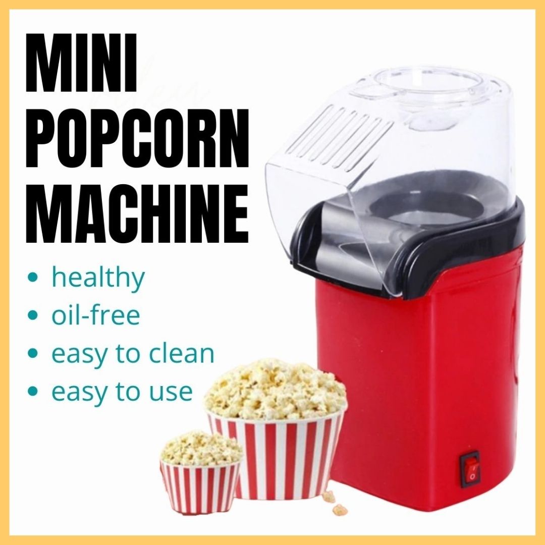 🍿 ¡Mini Máquina de Palomitas - Disfruta Palomitas Perfectas en Casa! ✨