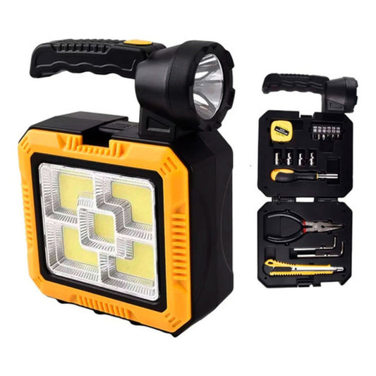 🔦 ¡Linterna Con Set de Herramientas: Iluminación y Herramientas en un Solo Kit! 🧰
