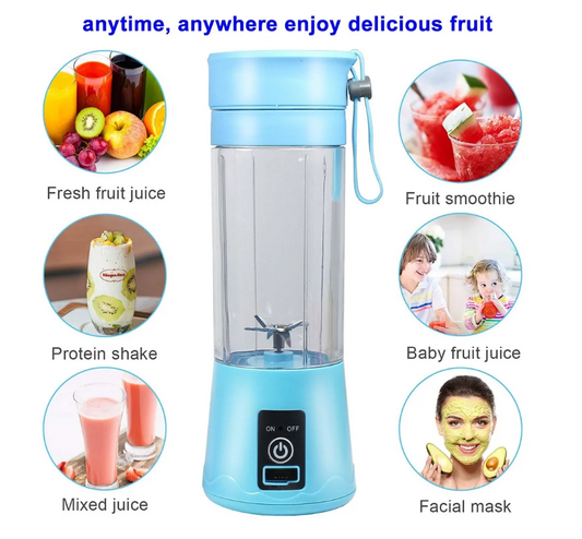 🔥 Mini licuadora Portátil Recargable – Batidos Frescos en Cualquier Lugar 🔥