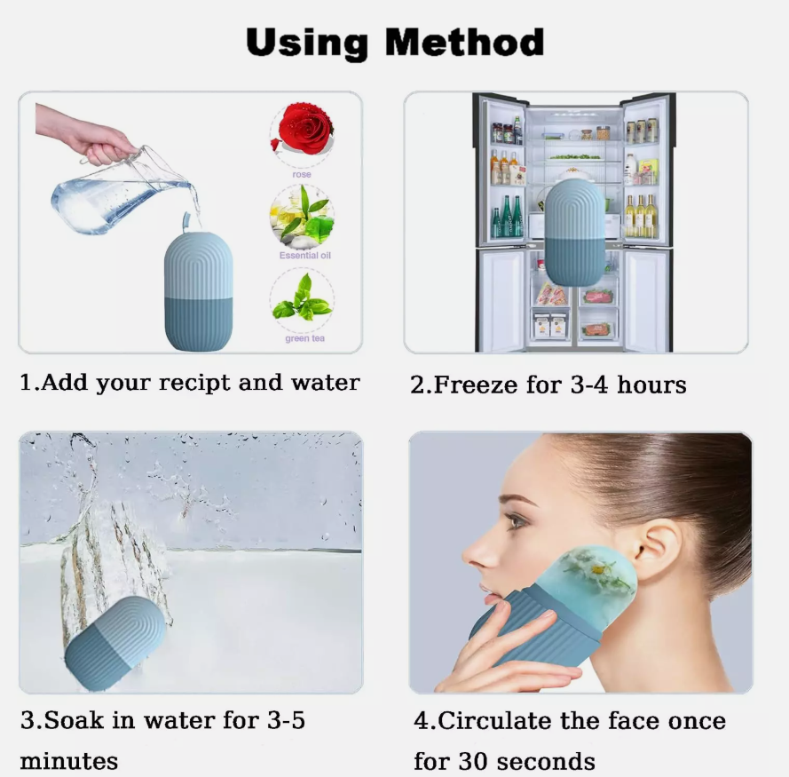❄️✨ MOLDE HIELOTERAPIA FACIAL – Refresca, Tonifica y Rejuvenece tu Piel ❄️✨