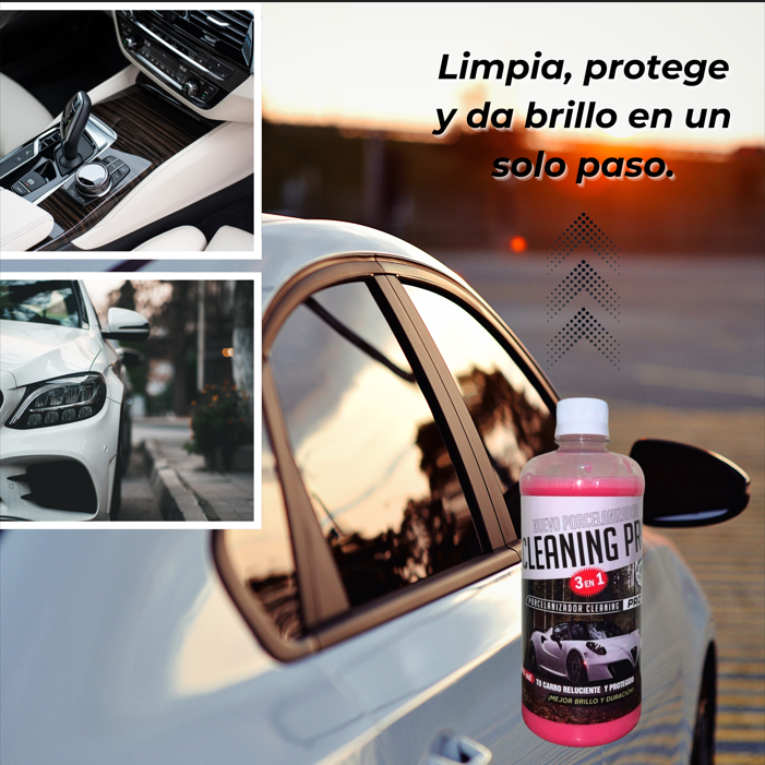 🚗 ¡Porcelanizador Cleaning Pro – Devuelve el Brillo de Agencia a Tu Auto! ✨