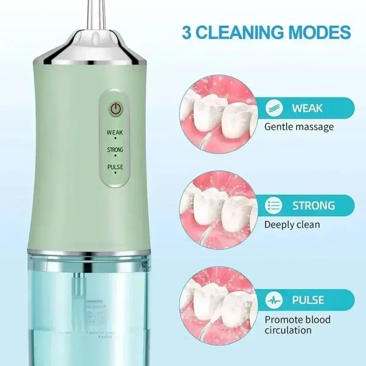 💦 Irrigador Dental Portátil USB – Limpieza Profunda Profesional Casera 🦷✨