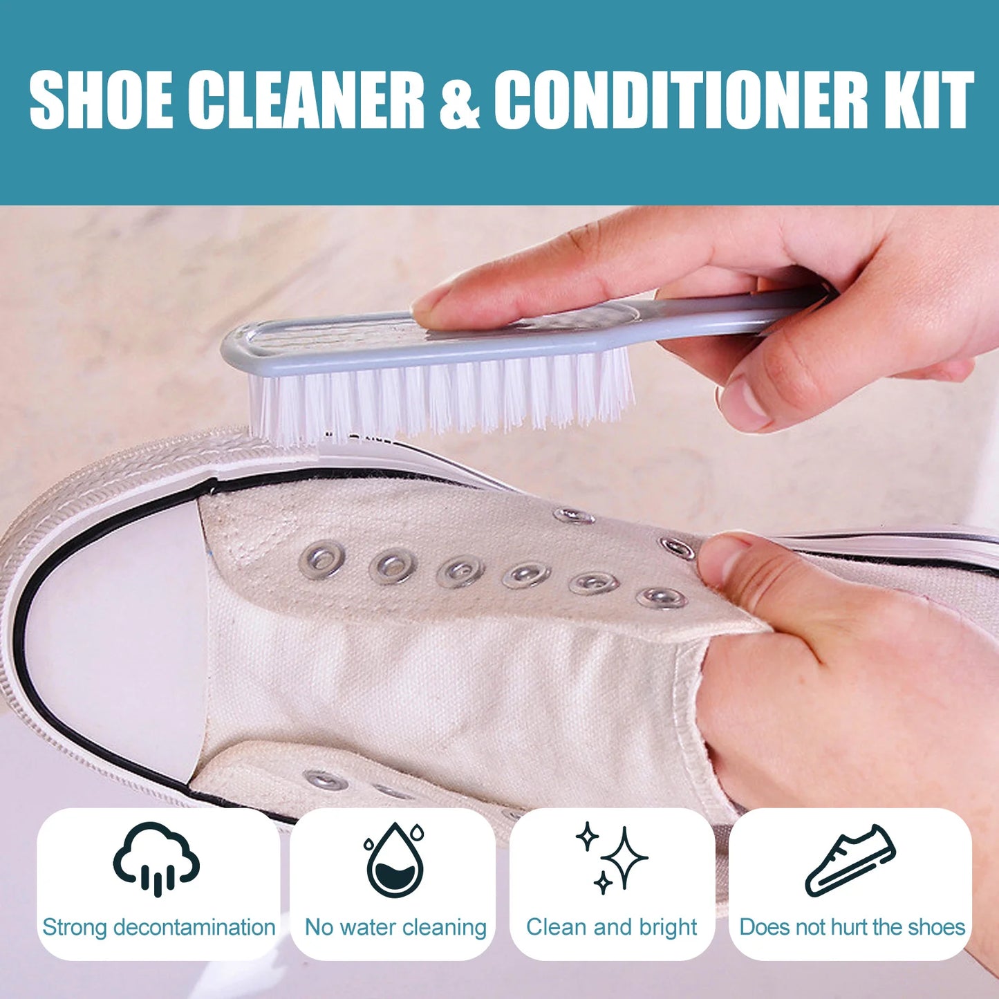 ✨ ¡Luce Siempre Zapatillas Impecables! 👟🧼 - Limpiador de Zapatos Portátil 🚀