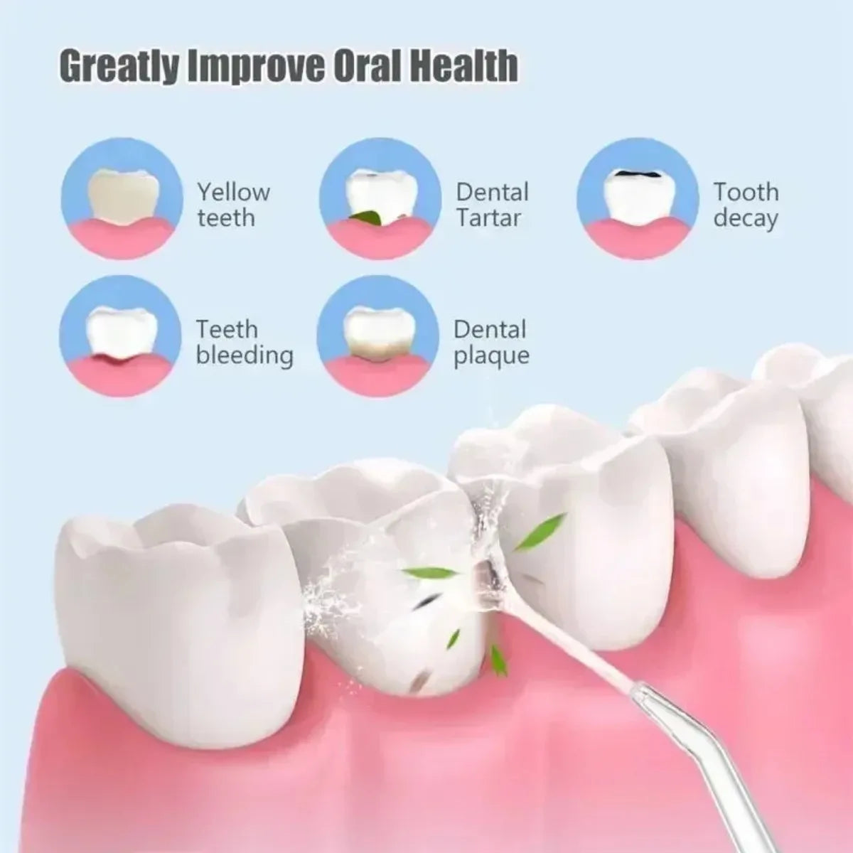 💦 Irrigador Dental Portátil USB – Limpieza Profunda Profesional Casera 🦷✨