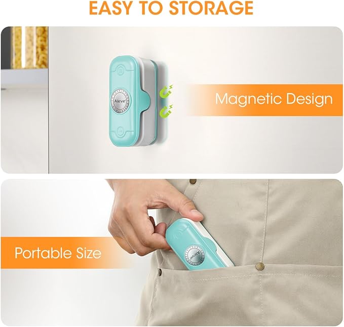 🛑 Mini Sellador Portátil USB – Sella y Conserva tus Alimentos en Segundos 🛑