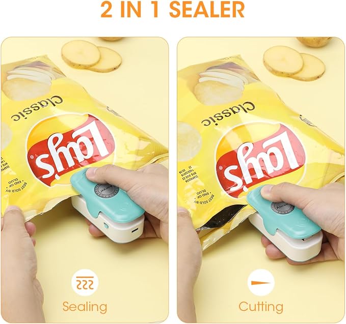 🛑 Mini Sellador Portátil USB – Sella y Conserva tus Alimentos en Segundos 🛑