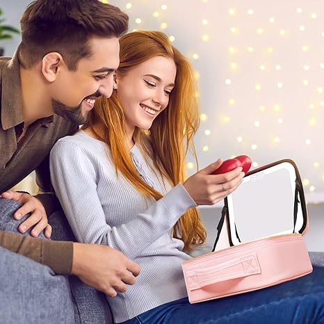 🎀 Organizador de Maquillaje con Espejo LED – Belleza y Comodidad en un Solo Lugar 🎀