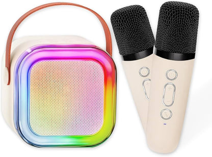 🔥 ¡Lleva la fiesta a cualquier lugar con el Mini Parlante con Micrófono USB RGB! 🎤