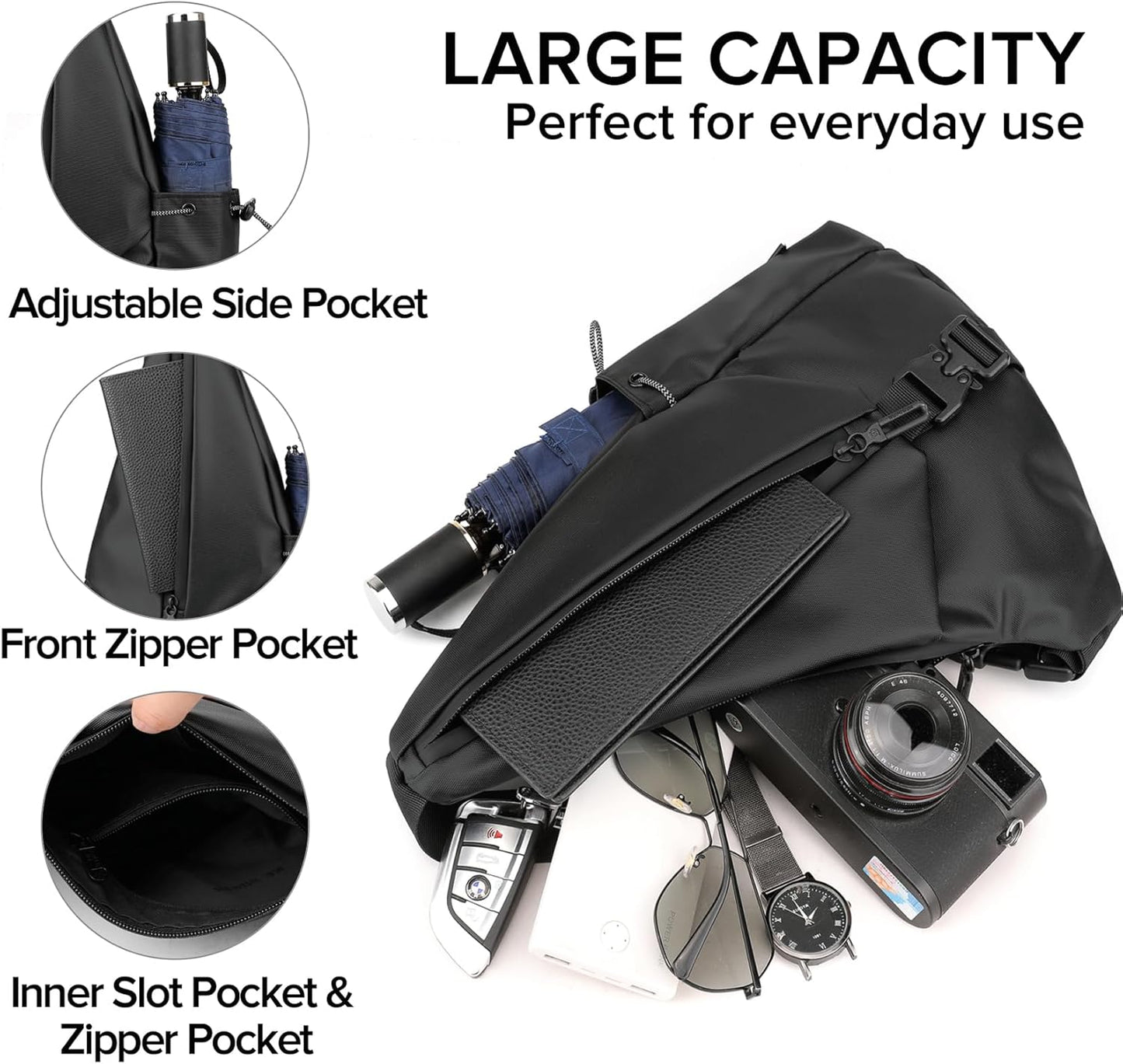 🎒 ¡Bolso Cruzado Antirrobo – Estilo y Seguridad para tu Día a Día! 🎒