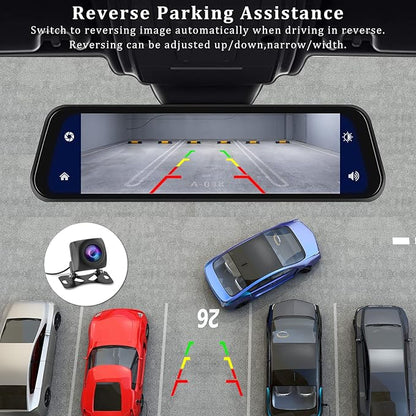 🚘 Espejo Retrovisor Inteligente Touch Full HD - 4K