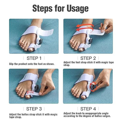 🦶 Corrector Ajustable para Juanetes – Comodidad y Soporte en Cada Paso 🦶