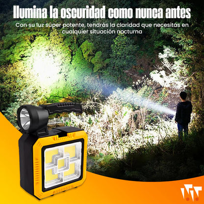🔦 ¡Linterna Con Set de Herramientas: Iluminación y Herramientas en un Solo Kit! 🧰