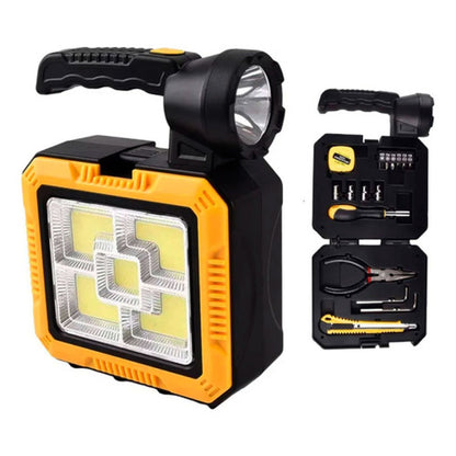 🔦 ¡Linterna Con Set de Herramientas: Iluminación y Herramientas en un Solo Kit! 🧰