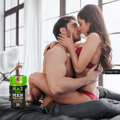 🔥 MAX FOR MEN – Pastillas para rendimiento intimo Naturales! 🔥