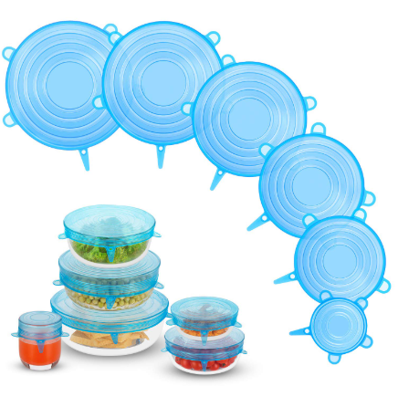 🍽️ ¡Conserva tu comida fresca por más tiempo! 6 tapas en 1 COMPRA!!! 🍽️