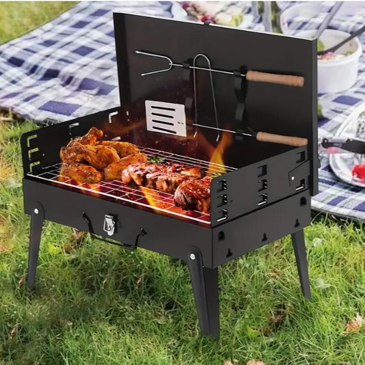 🔥 Parrilla Portátil para Barbacoa – ¡Asa Donde Quieras! 🔥