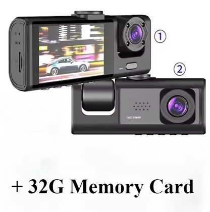 🚗📹 Cámara de Seguridad WIFI 3 en 1  - Full HD para Auto 📹🚗