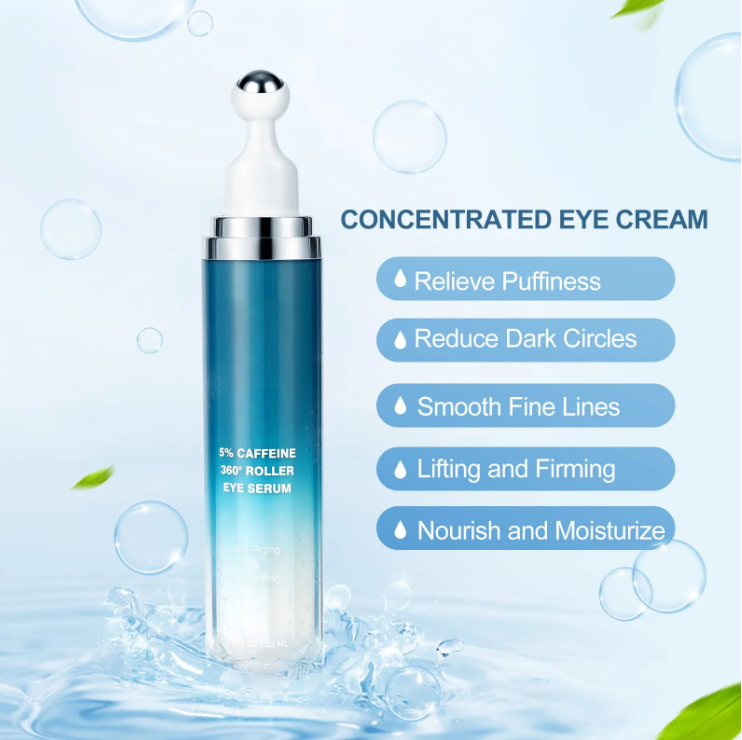 👁️ RODILLO ANTIOJERAS Serum con Cafeína – Despierta tu Mirada y Reduce Ojeras 👁️
