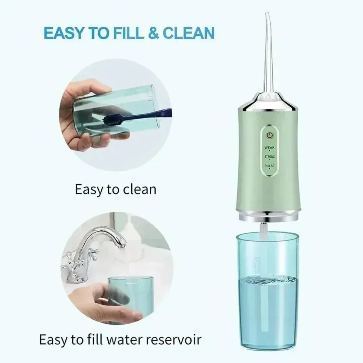 💦 Irrigador Dental Portátil USB – Limpieza Profunda Profesional Casera 🦷✨