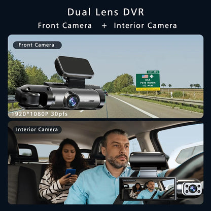 🚗 ¡Cámara para Automóvil 3 en 1 Full HD - Seguridad Completa! 🎥