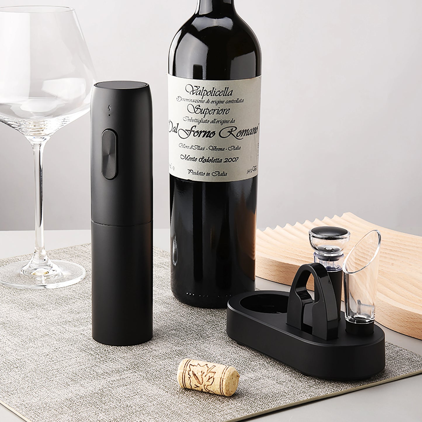 Abridor Eléctrico de Vino - Fácil y sencillo