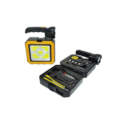 🔦 ¡Linterna Con Set de Herramientas: Iluminación y Herramientas en un Solo Kit! 🧰